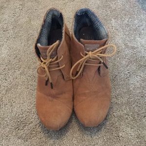 TOMS Desert Wedge Bootie